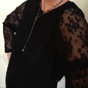 Black Lace!  Like New / Plus Size 1X